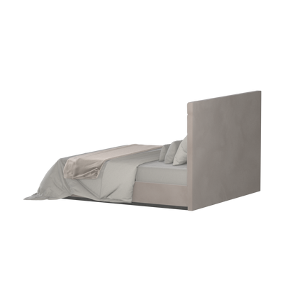 Lucia Bed With High Refined Headboard