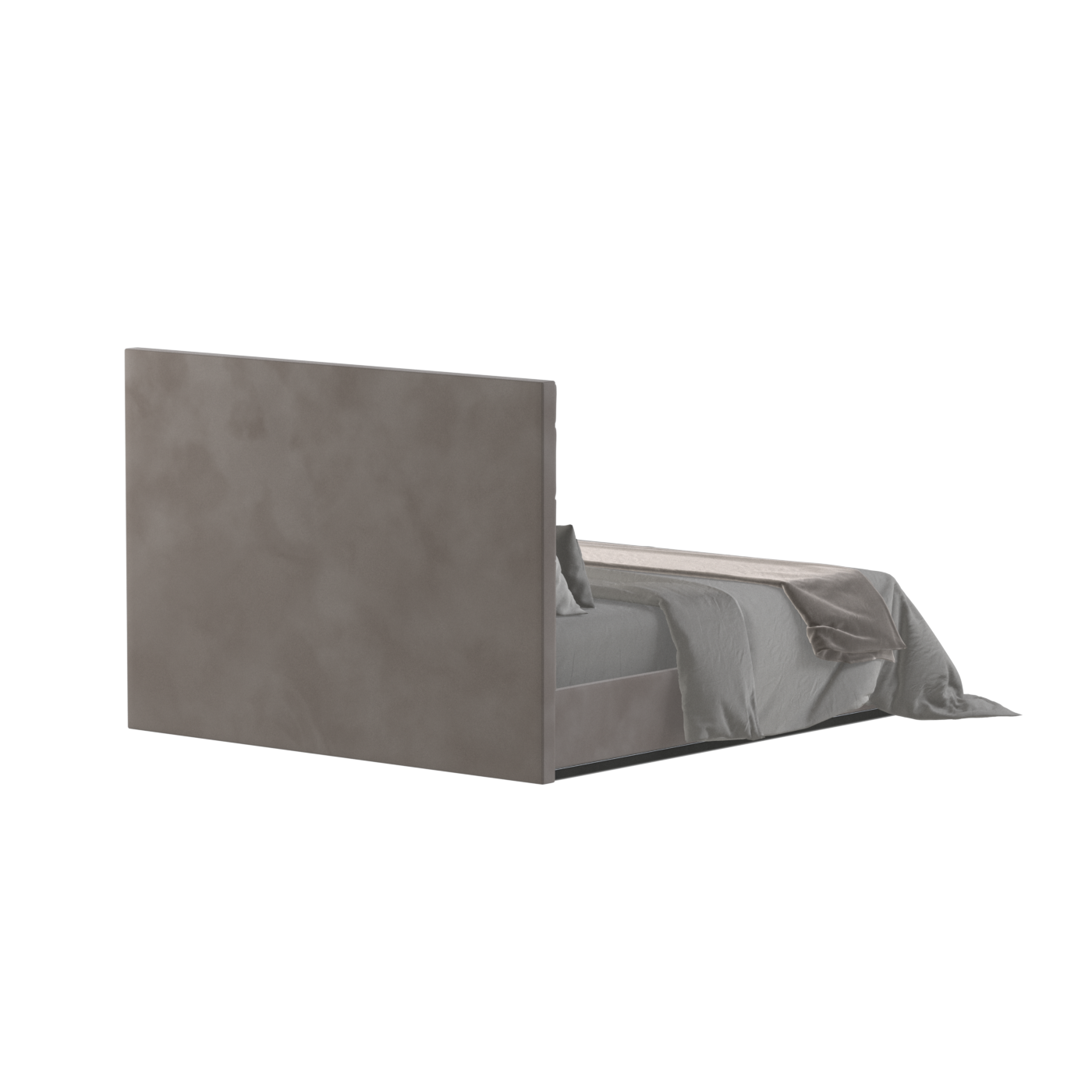 Lucia Bed With High Refined Headboard