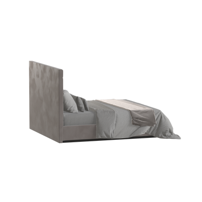 Lucia Bed With High Refined Headboard