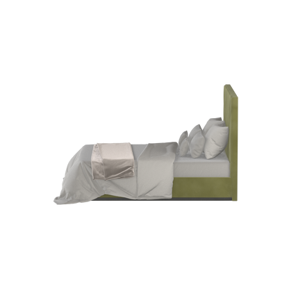 Lucia Bed With High Refined Headboard