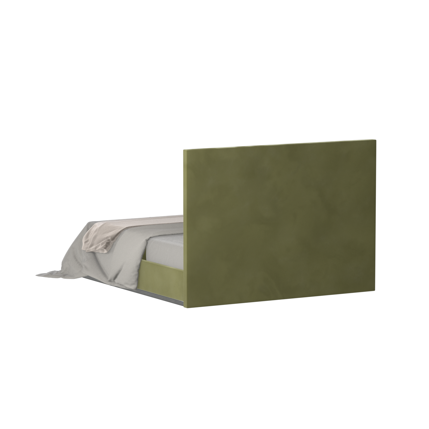 Lucia Bed With High Refined Headboard