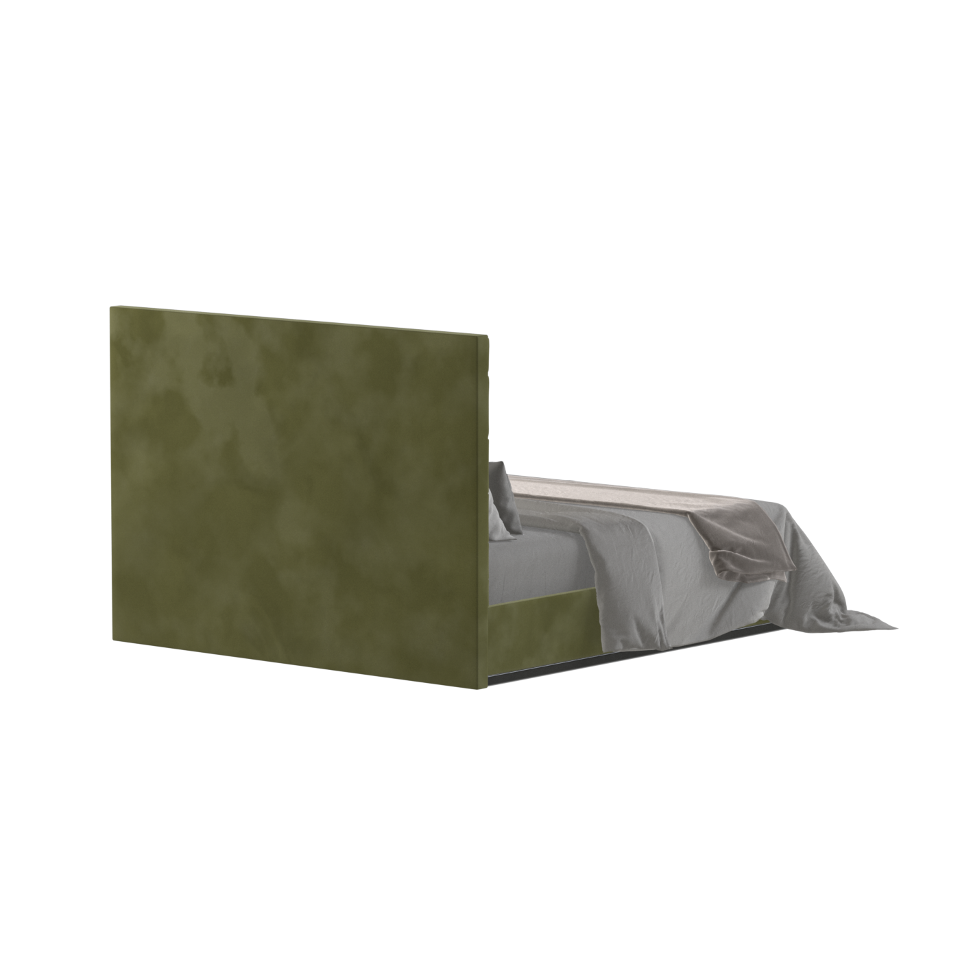 Lucia Bed With High Refined Headboard