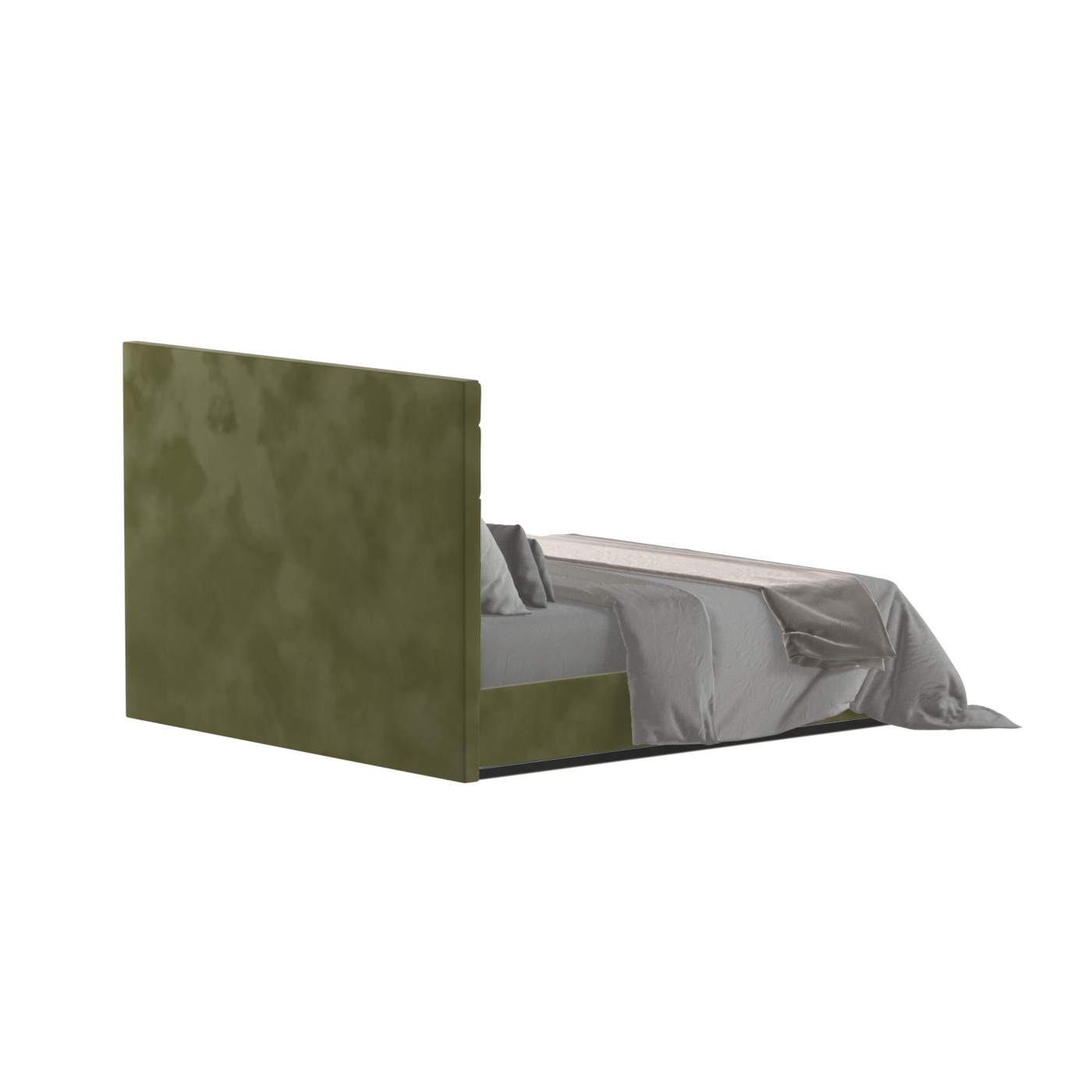 Lucia Bed With High Refined Headboard