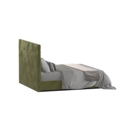 Lucia Bed With High Refined Headboard