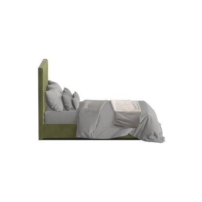 Lucia Bed With High Refined Headboard