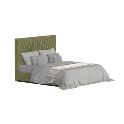 Lucia Bed With High Refined Headboard