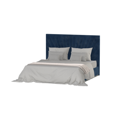 Lucia Bed With High Refined Headboard