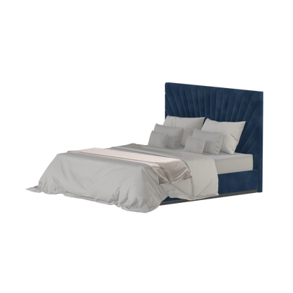Lucia Bed With High Refined Headboard