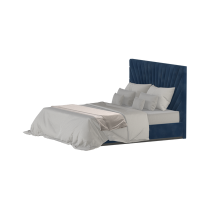 Lucia Bed With High Refined Headboard