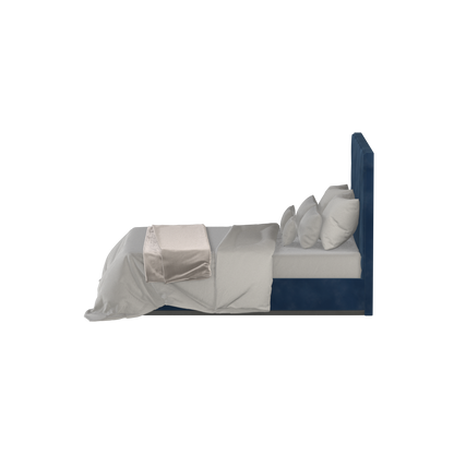 Lucia Bed With High Refined Headboard