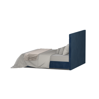 Lucia Bed With High Refined Headboard
