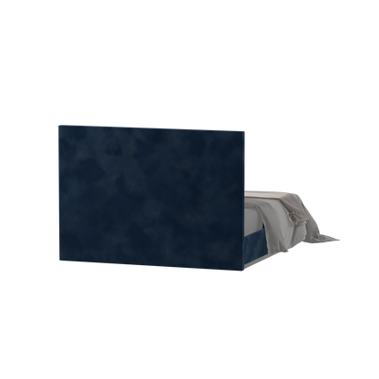 Lucia Bed With High Refined Headboard