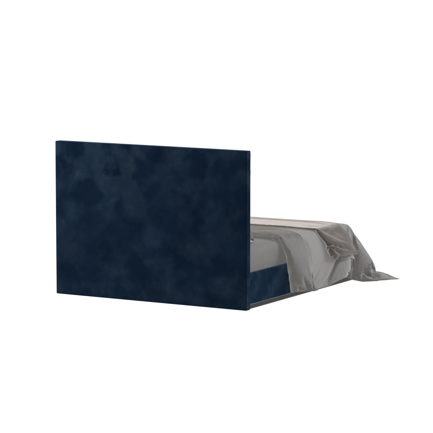 Lucia Bed With High Refined Headboard