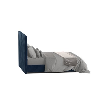 Lucia Bed With High Refined Headboard