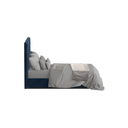 Lucia Bed With High Refined Headboard