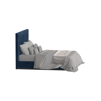 Lucia Bed With High Refined Headboard