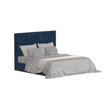 Lucia Bed With High Refined Headboard