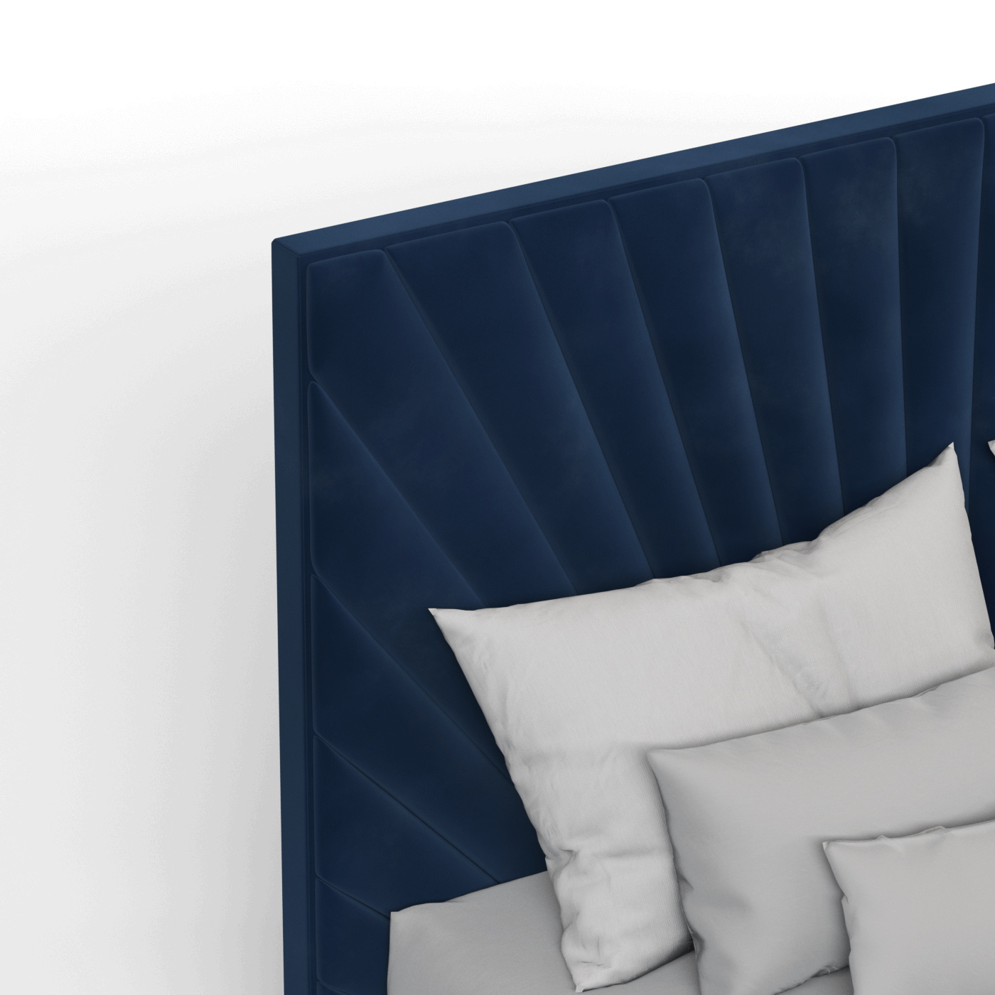 Lucia high headboard bed