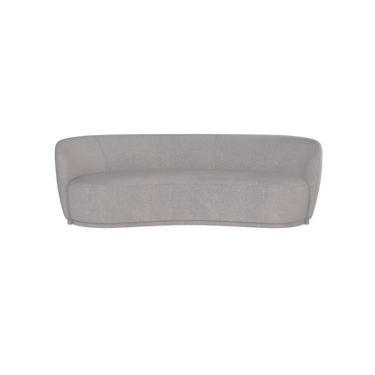 Posh Sofa - Curved Back Sofa with Continuous Base
