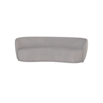 Posh Sofa - Curved Back Sofa with Continuous Base