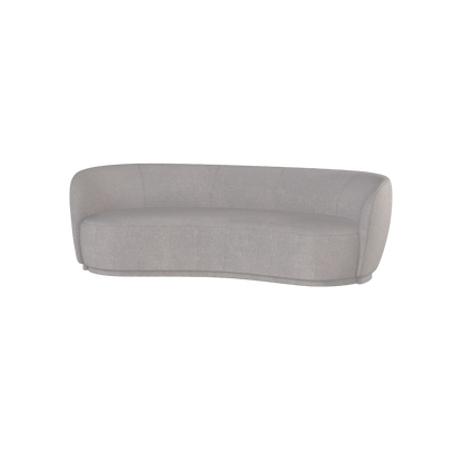 Posh Sofa - Curved Back Sofa with Continuous Base
