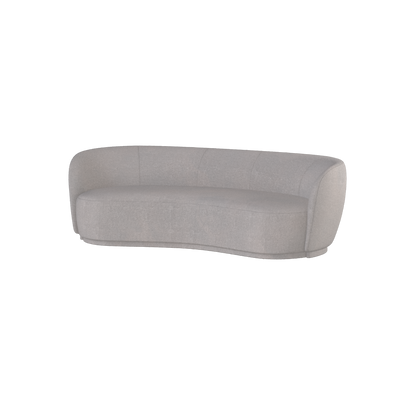 Posh Sofa - Curved Back Sofa with Continuous Base