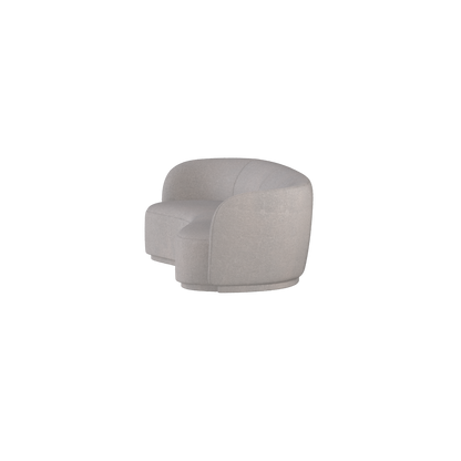 Posh Sofa - Curved Back Sofa with Continuous Base