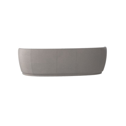 Posh Sofa - Curved Back Sofa with Continuous Base