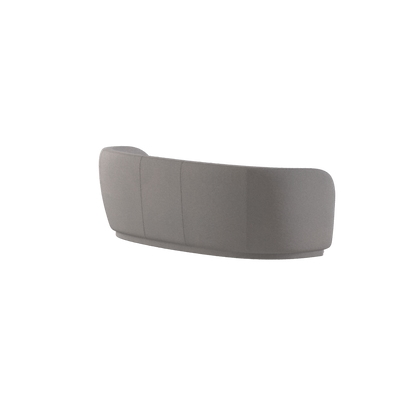 Posh Sofa - Curved Back Sofa with Continuous Base
