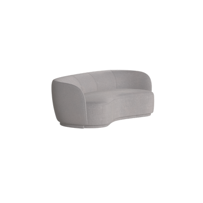 Posh Sofa - Curved Back Sofa with Continuous Base