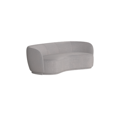 Posh Sofa - Curved Back Sofa with Continuous Base