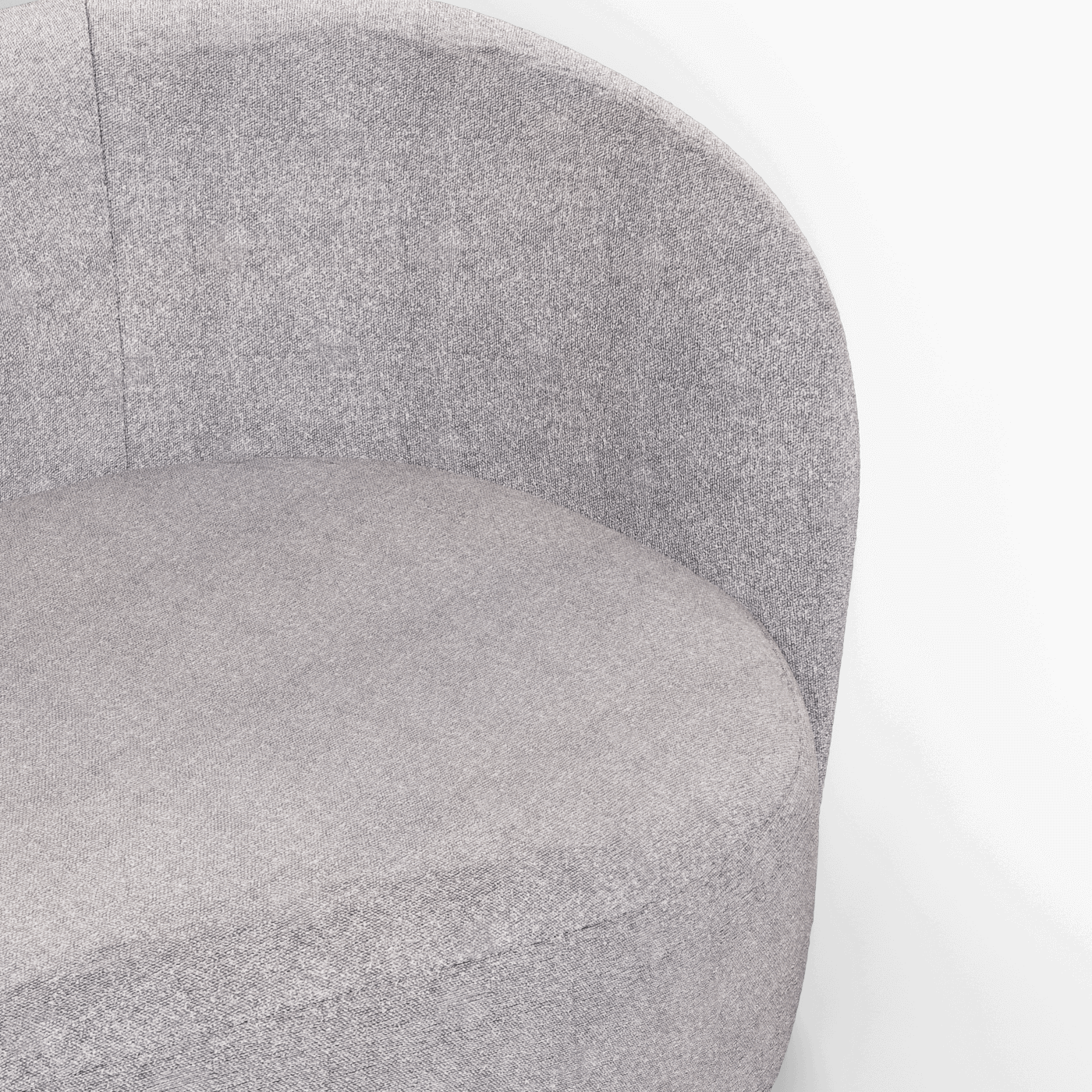 Posh Sofa - Curved Back Sofa with Continuous Base