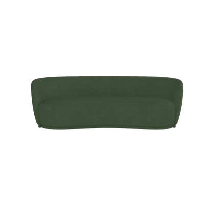 Posh Sofa - Curved Back Sofa with Continuous Base