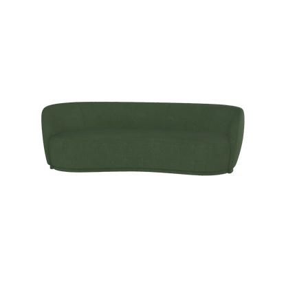 Posh Sofa - Curved Back Sofa with Continuous Base