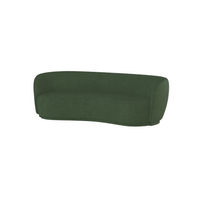Posh Sofa - Curved Back Sofa with Continuous Base