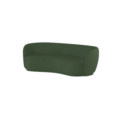 Posh Sofa - Curved Back Sofa with Continuous Base