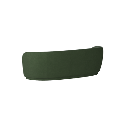 Posh Sofa - Curved Back Sofa with Continuous Base