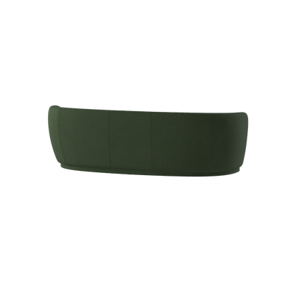 Posh Sofa - Curved Back Sofa with Continuous Base