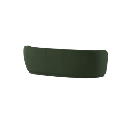 Posh Sofa - Curved Back Sofa with Continuous Base