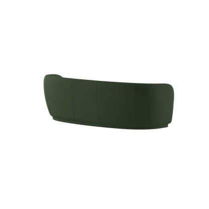 Posh Sofa - Curved Back Sofa with Continuous Base