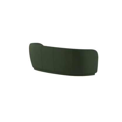 Posh Sofa - Curved Back Sofa with Continuous Base