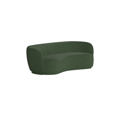 Posh Sofa - Curved Back Sofa with Continuous Base