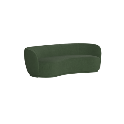 Posh Sofa - Curved Back Sofa with Continuous Base