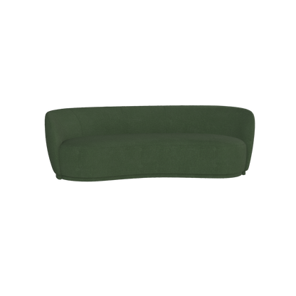 Posh Sofa - Curved Back Sofa with Continuous Base