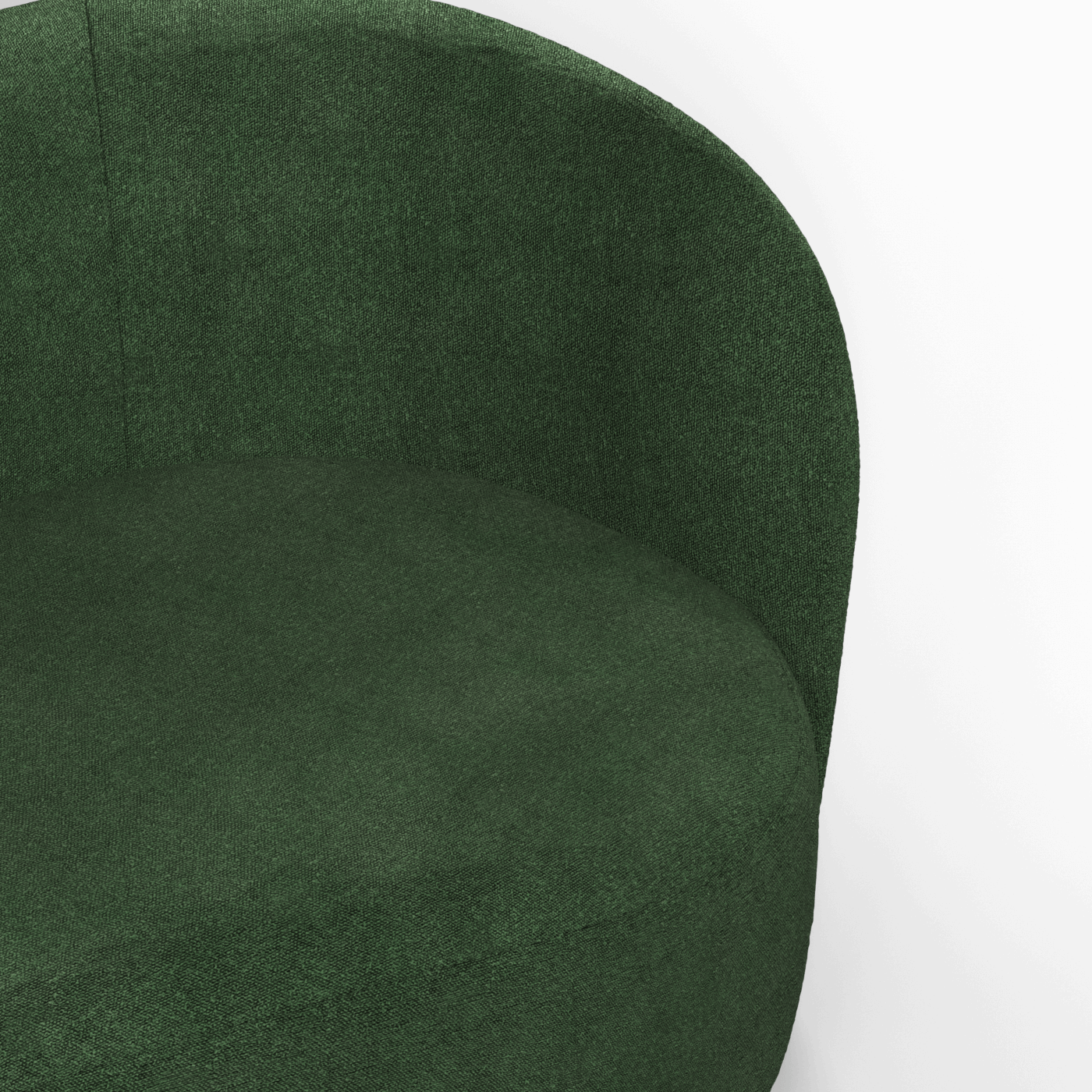 Posh Sofa - Curved Back Sofa with Continuous Base