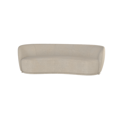 Posh Sofa - Curved Back Sofa with Continuous Base