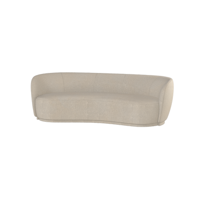 Posh Sofa - Curved Back Sofa with Continuous Base