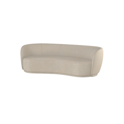 Posh Sofa - Curved Back Sofa with Continuous Base