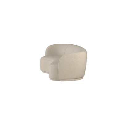 Posh Sofa - Curved Back Sofa with Continuous Base