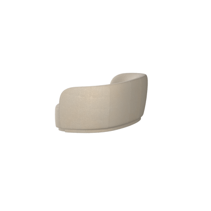 Posh Sofa - Curved Back Sofa with Continuous Base